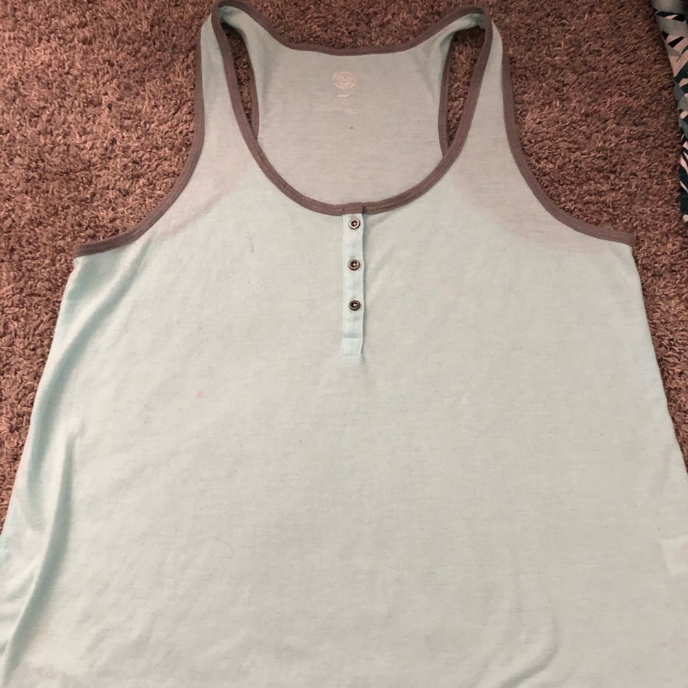 light blue tank